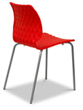 Uni 550 Stackable Outdoor Restaurant Dining Chair by et al. Metalmobil Hotel Room Chair