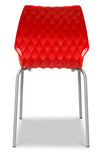 Uni 550 Stackable Outdoor Restaurant Dining Chair by et al. Metalmobil Hotel Room Chair