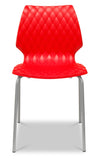 Uni 550 Stackable Outdoor Restaurant Dining Chair by et al. Metalmobil Hotel Room Chair
