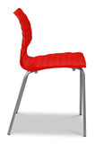 Uni 550 Stackable Outdoor Restaurant Dining Chair by et al. Metalmobil Hotel Room Chair