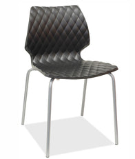 Uni 550 Stackable Outdoor Restaurant Dining Chair by et al. Metalmobil Hotel Room Chair