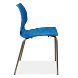 Uni 550 Stackable Outdoor Restaurant Dining Chair by et al. Metalmobil Hotel Room Chair