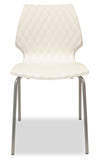 Uni 550 Stackable Outdoor Restaurant Dining Chair by et al. Metalmobil Hotel Room Chair