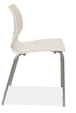 Uni 550 Stackable Outdoor Restaurant Dining Chair by et al. Metalmobil Hotel Room Chair