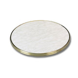 Werzalit Hospitality Table Tops with Brass Edge | Nufurn Commercial Furniture 