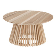 IRUNE Coffee table 80cm natural teak wood | In Stock
