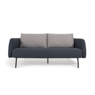 WALKYRIA 3-seater sofa blue with grey cushions | Buy Online
