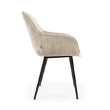 AMINY Chair Beige Chenille | In Stock