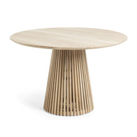 IRUNE Table 120cm teak wood natural | In Stock