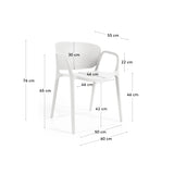 ANIA White Chair | In Stock