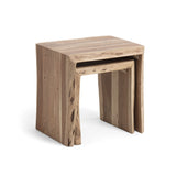 KAIRY Set 2 nesting tables wood wattle/acacia | In Stock