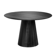 IRUNE Table 120cm black wood | In Stock