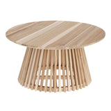 IRUNE Coffee table 80cm natural teak wood | In Stock
