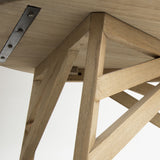 THAIS Coffee table wood mindi grey 81cm | In Stock