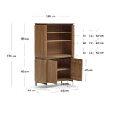 LICIA Tall Sideboard 120x170cm | In Stock | Nufurn Commercial Furniture 