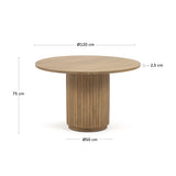 LICIA Round Table 120cm | In Stock | Nufurn Commercial Furniture 