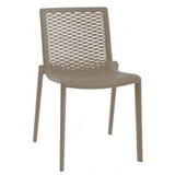 outdoor cafe chair - netkat - resol - sand