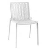 outdoor cafe chair - netkat - resol - white