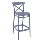 Cross Back Bar Stools | In Stock