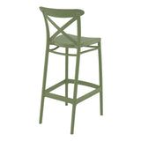 Cross Back Bar Stools | In Stock