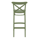 Cross Back Bar Stools | In Stock