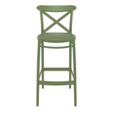 Cross Back Bar Stools | In Stock