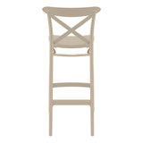 Cross Back Bar Stools | In Stock