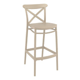 Cross Back Bar Stools | In Stock