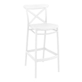 Cross Back Bar Stools | In Stock