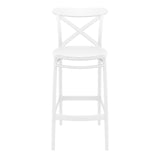 Cross Back Bar Stools | In Stock