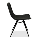 black restaurant chair