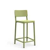 outdoor restaurant barstool- medium stool - lisboa green