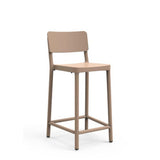 outdoor restaurant chair - medium stool - lisboa sand