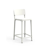outdoor restaurant chair - medium stool - lisboa white