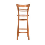 Vienna Barstool Timber Seat | Buy Online